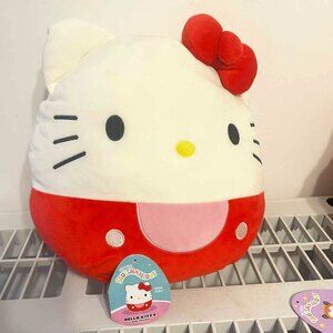Squishmallows Big Red Hello Kitty 14" Plush Toy